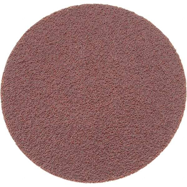 Merit Abrasives - 2" Disc Diam, 80 Grit, Aluminum Oxide Quick Change Disc - Type P Attaching System, Coated, Medium Grade, 30,000 RPM, R801 Series - Benchmark Tooling