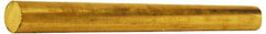 Value Collection - 7/8 Inch Diameter x 6 Ft. Long, Brass Round Rod - Alloy 360 - Benchmark Tooling