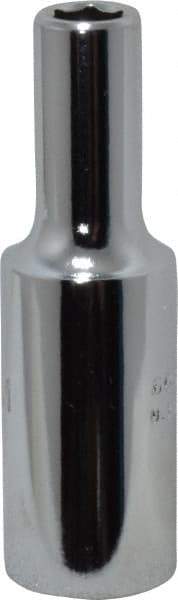 Proto - 3/8" Drive, Deep Hand Socket - 6 Points, 2-1/8" OAL, Chrome Finish - Benchmark Tooling