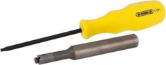 HORN - Internal, Neutral Cut, BU111, 0.091" Max Depth of Cut, 1/8" Groove Width, Indexable Grooving Toolholder - 1/2" Shank Width, 3.74" OAL, Through Coolant - Benchmark Tooling