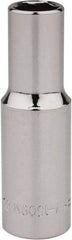 Blackhawk by Proto - 3/8" Drive, Deep Hand Socket - 6 Points, 2-7/64" OAL, Chrome Finish - Benchmark Tooling