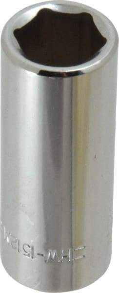 Blackhawk by Proto - 3/8" Drive, Deep Hand Socket - 6 Points, 1-13/16" OAL, Chrome Finish - Benchmark Tooling