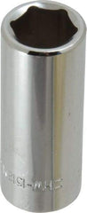 Blackhawk by Proto - 3/8" Drive, Deep Hand Socket - 6 Points, 1-13/16" OAL, Chrome Finish - Benchmark Tooling