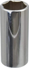 Blackhawk by Proto - 3/4", 3/8" Drive, Deep Hand Socket - 6 Points, 2-13/64" OAL, Chrome Finish - Benchmark Tooling