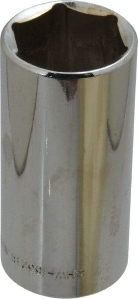 Blackhawk by Proto - 1", 3/8" Drive, Deep Hand Socket - 6 Points, 2-3/4" OAL, Chrome Finish - Benchmark Tooling