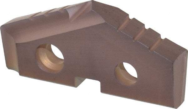 Allied Machine and Engineering - 1-5/16" Diam x 3/16" Thick, Seat Code 2, 132° Included Angle Spade Drill Insert - AM200 Coated, Cobalt, Grade Super Cobalt, Series GEN2 T-A - Benchmark Tooling