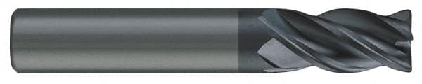 SGS - 9/16", 4 Flute, Single End, Solid Carbide, 0.03" Corner Radius End Mill - 6" OAL, Right Hand Flute, 1-1/8" LOC, Right Hand Cut, 2-1/2" Extended Reach - Benchmark Tooling