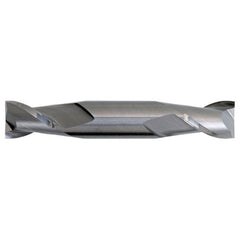 ‎9/32″ × 3/8″ × 11/16″ × 3-1/2″ RHS / RHC Solid Carbide 2-Flute Square End General Purpose End Mill - Bright - Exact Industrial Supply