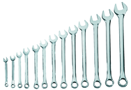 STANLEY® 13 Piece Full Polish Combination Wrench Set – 12 Point - Benchmark Tooling