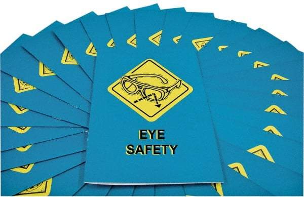 Marcom - Eye Safety Training Booklet - English, Safety Meeting Series - Benchmark Tooling