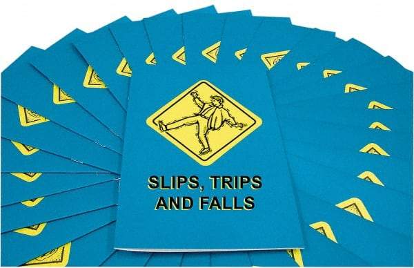 Marcom - Slips Trips and Falls Training Booklet - English and Spanish, Safety Meeting Series - Benchmark Tooling