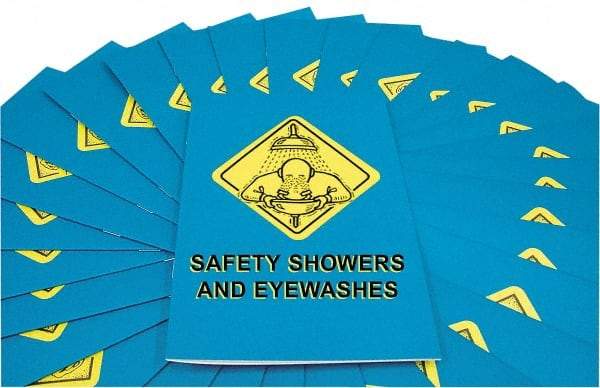 Marcom - Safety Showers and Eye Washes Training Booklet - English and Spanish, Safety Meeting Series - Benchmark Tooling