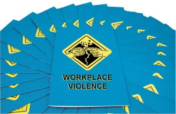 Marcom - Workplace Violence Training Booklet - English and Spanish, Safety Meeting Series - Benchmark Tooling