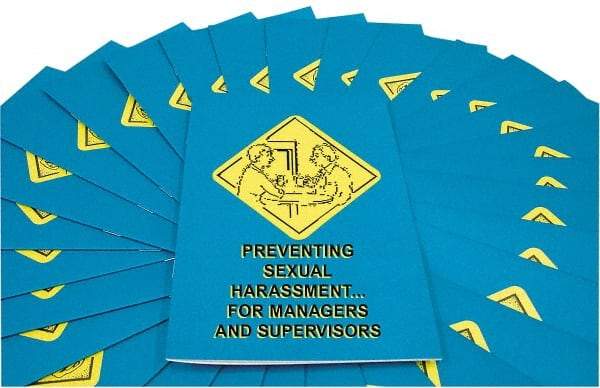 Marcom - Preventing Sexual Harassment for Managers and Supervisors Training Booklet - English and Spanish, Safety Meeting Series - Benchmark Tooling