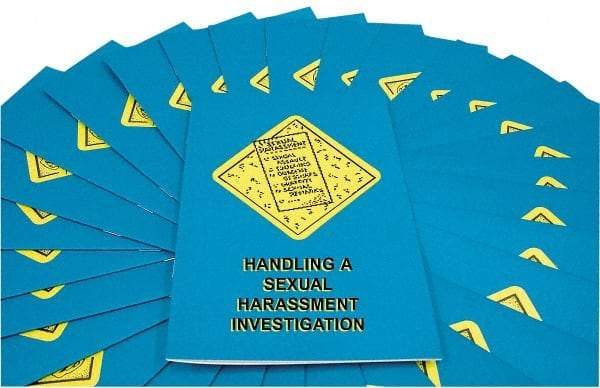 Marcom - Handling a Sexual Harassment Investigation Training Booklet - English and Spanish, Safety Meeting Series - Benchmark Tooling