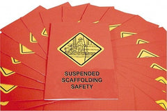 Marcom - Suspended Scaffolding Safety Training Booklet - English and Spanish, Regulatory Compliance Series - Benchmark Tooling