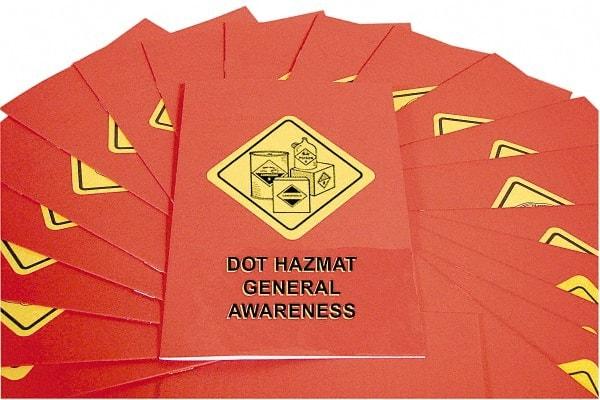 Marcom - DOT HazMat General Awareness Training Booklet - English, Regulatory Compliance Series - Benchmark Tooling