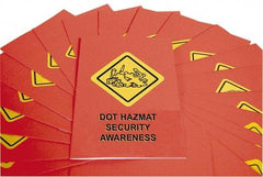 Marcom - DOT HazMat Security Awareness Training Booklet - English, Regulatory Compliance Series - Benchmark Tooling