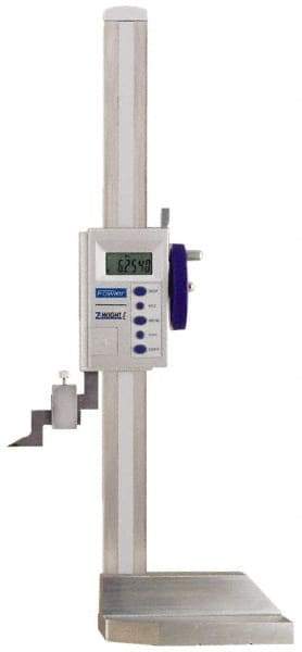 Fowler - 24" Electronic Height Gage - 0.0005" Resolution, Accurate to 0.003", LCD Display - Benchmark Tooling