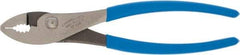 Channellock - 8" OAL, 1" Jaw Length, 1-11/64" Jaw Width, Slip Joint Pliers - Regular Nose Head, Standard Tool, Wire Cutting Shear - Benchmark Tooling