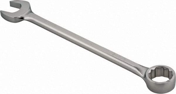 Proto - 2-5/8" 12 Point Offset Combination Wrench - 15° Offset Angle, 29-3/4" OAL, Steel, Satin Finish - Benchmark Tooling