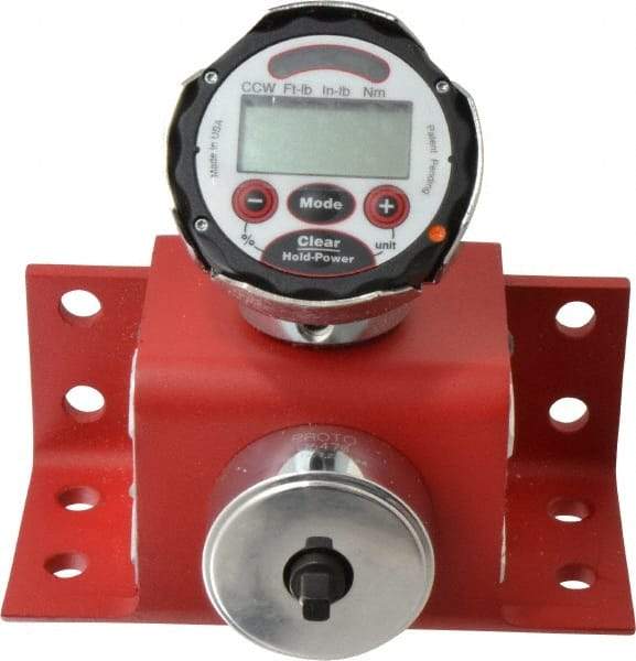 Proto - 720 to 7,200 In/Lb Electronic Torque Tester - 3/4" Drive, 1% Accuracy - Benchmark Tooling