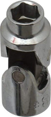 Blackhawk by Proto - 3/8", 3/8" Drive, Standard Hand Socket - 6 Points, 1-45/64" OAL, Alloy Steel, Chrome Finish - Benchmark Tooling