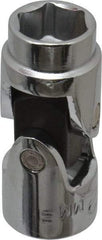 Blackhawk by Proto - 3/8" Drive, Standard Hand Socket - 6 Points, 1-51/64" OAL, Alloy Steel, Chrome Finish - Benchmark Tooling