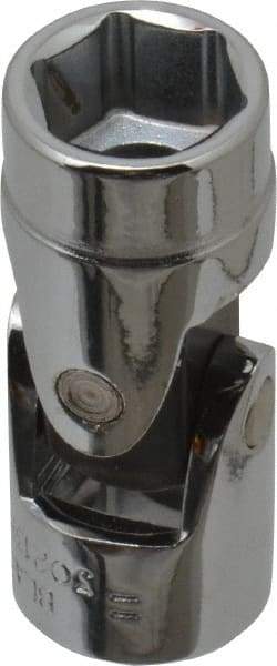 Blackhawk by Proto - 3/8" Drive, Standard Hand Socket - 6 Points, 1-29/32" OAL, Alloy Steel, Chrome Finish - Benchmark Tooling