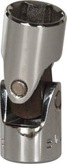 Blackhawk by Proto - 3/8" Drive, Standard Hand Socket - 6 Points, 1-29/32" OAL, Alloy Steel, Chrome Finish - Benchmark Tooling