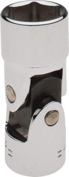 Blackhawk by Proto - 3/8" Drive, Standard Hand Socket - 6 Points, 2" OAL, Alloy Steel, Chrome Finish - Benchmark Tooling