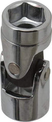 Blackhawk by Proto - 1/2", 3/8" Drive, Standard Hand Socket - 6 Points, 1-51/64" OAL, Alloy Steel, Chrome Finish - Benchmark Tooling