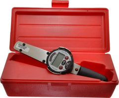 Proto - 1/4" Drive Electronic Digital Torque Wrench - 0.83 Ft/Lb to 8 Ft/Lb Torque, 11" OAL, 0.01 N/m Graduation, Fixed Head - Benchmark Tooling