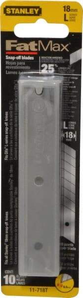 Stanley - 10 Piece Steel Snap Blade - 4-1/4" OAL - Benchmark Tooling