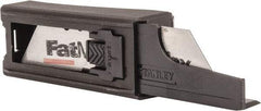 Stanley - 10 Piece High Carbon Steel Utility Knife Blade - 2-7/16" OAL, 0.024" Blade Thickness - Benchmark Tooling