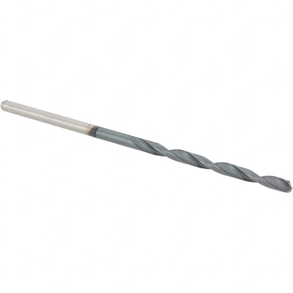 SGS - #54 118° Solid Carbide Jobber Drill - AlTiN Finish, Right Hand Cut, Spiral Flute, Straight Shank, 1-1/2" OAL, Four Facet Point - Benchmark Tooling