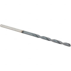 SGS - #54 118° Solid Carbide Jobber Drill - AlTiN Finish, Right Hand Cut, Spiral Flute, Straight Shank, 1-1/2" OAL, Four Facet Point - Benchmark Tooling