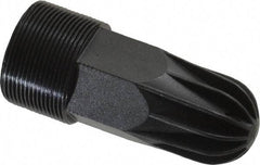 Guardair - Blow Gun Safety Rubber - 1/4 NPT, 1-3/4" Hose Length, Zinc - Benchmark Tooling