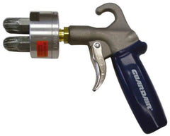 Guardair - 120 Max psi Maximum Air Cluster Safety Air Gun - 1/4 NPT Inlet, Zinc - Benchmark Tooling