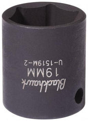 Blackhawk by Proto - 1/2" Drive 26mm Standard Impact Socket - 6 Points, 3-7/8" OAL - Benchmark Tooling