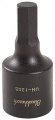 Blackhawk by Proto - 1/2" Drive, 7/16" Impact Hex Bit Socket - 4-5/8" OAL - Benchmark Tooling