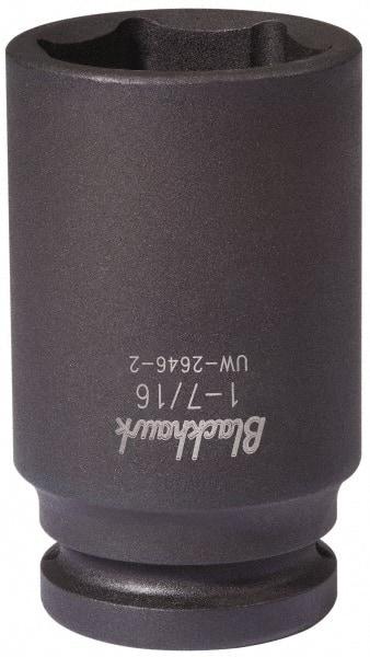 Blackhawk by Proto - 3/4" Drive 1-5/8" Deep Impact Socket - 6 Points, 3-3/8" OAL - Benchmark Tooling