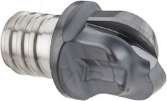 Iscar - MM HT Grade IC908 Carbide Ball Nose Milling Tip Insert - TiAlN Finish, 2 Flutes, 3/4" Cutting Diam, 0.45" Depth of Cut, 0.68" Extension, 1/4" Cnr Rad - Benchmark Tooling