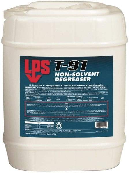 LPS - 55 Gal Drum Cleaner/Degreaser - Liquid, Unscented - Benchmark Tooling