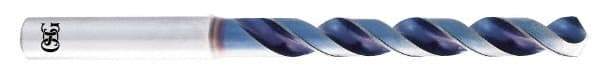 OSG - 8.5mm 120° Vanadium High Speed Steel Jobber Drill - WD1 Finish, Right Hand Cut, Spiral Flute, Straight Shank, 125mm OAL, Faceted Point - Benchmark Tooling
