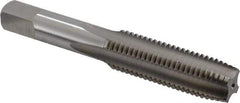 Hertel - 1/2-13 UNC, H3, 4 Flute, Plug Chamfer, Bright Finish, High Speed Steel Hand STI Tap - 3-13/16" OAL - Exact Industrial Supply