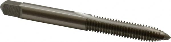 Hertel - #10-24 UNC, H3, 2 Flutes, Plug Chamfer, Bright Finish, High Speed Steel Spiral Point STI Tap - 2-1/2" OAL - Exact Industrial Supply