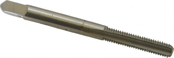 Hertel - #8-32 UNC, H3, 3 Flute, Bottoming Chamfer, Bright Finish, High Speed Steel Hand STI Tap - 2-3/8" OAL, 15/16" Thread Length - Exact Industrial Supply