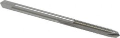 Hertel - M3.5x0.60 Metric Coarse, 2 Flute, High Speed Steel Spiral Point Tap - Plug Chamfer, Right Hand Thread, 2" OAL, 6H Class of Fit - Exact Industrial Supply