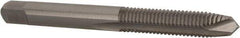 Hertel - M6.3x1.00 Metric Coarse, 2 Flute, High Speed Steel Spiral Point Tap - Plug Chamfer, Right Hand Thread, 2-1/2" OAL - Exact Industrial Supply
